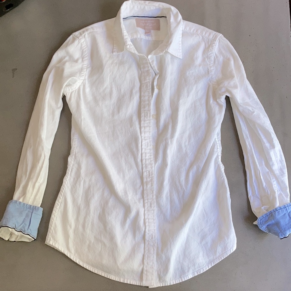 Banana Republic white button up